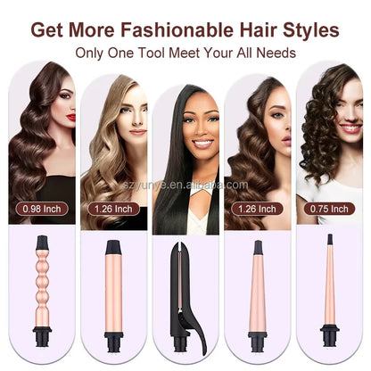 Interchangeable Anti Tangle Curler Set