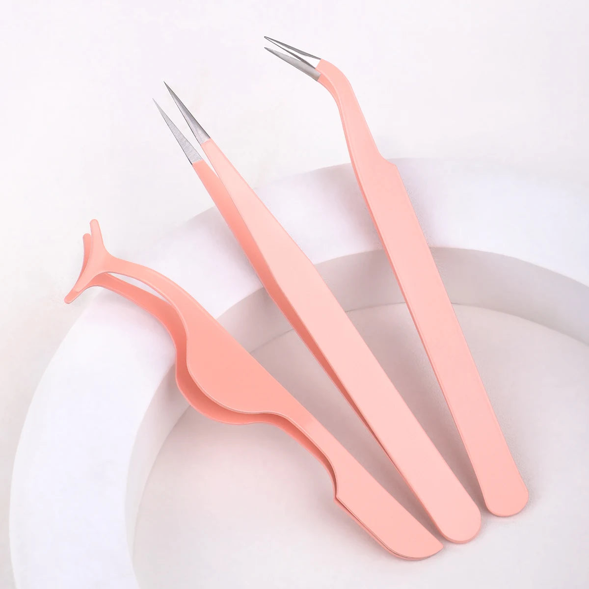 Stainless Steel Eyelash Tweezers